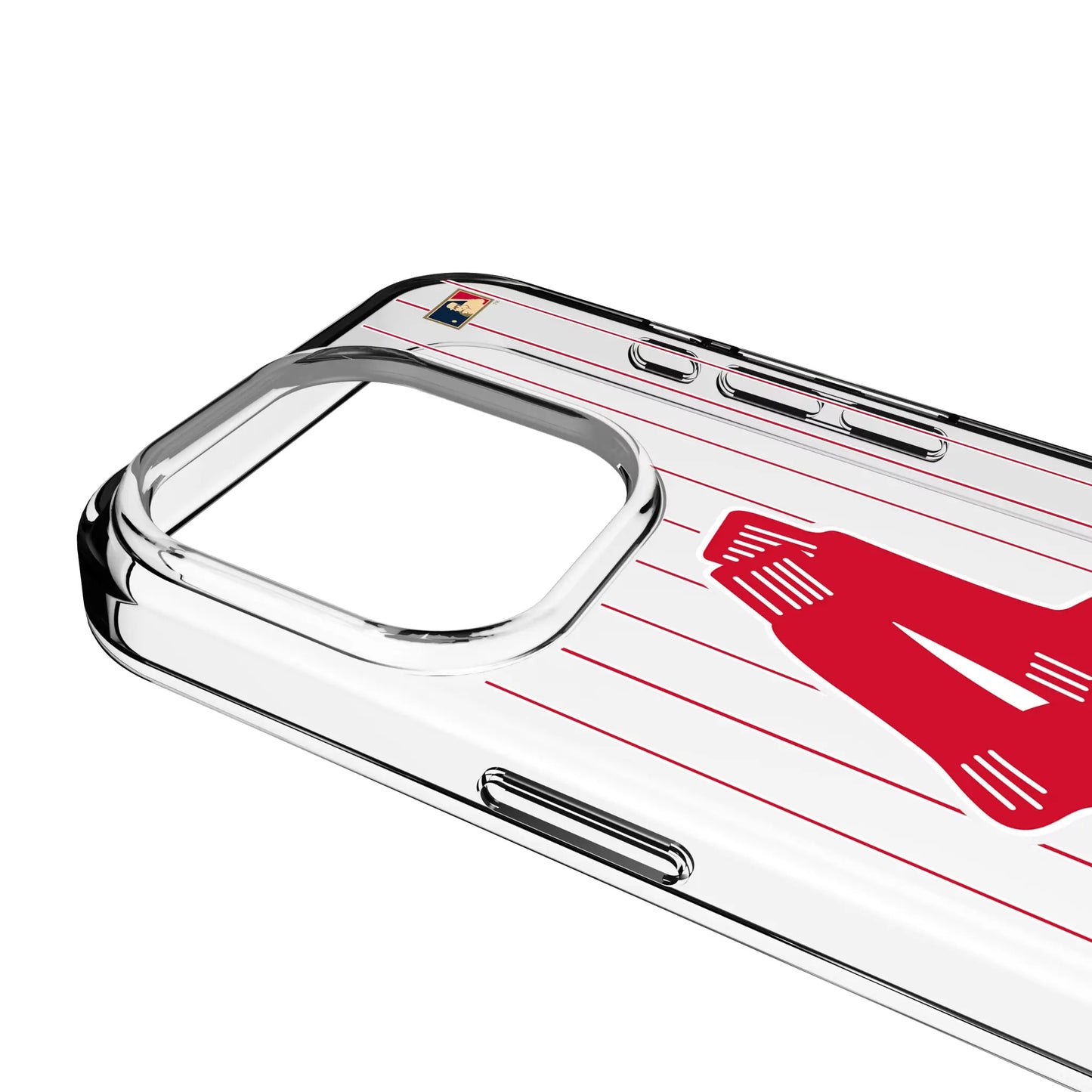Boston Red Sox 1924-1960 - Cooperstown Collection Pinstripe Clear Phone Case for Apple iPhone