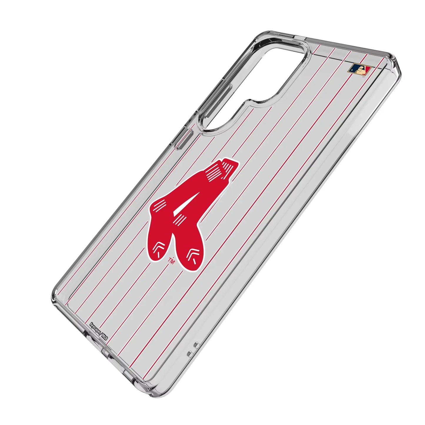 Boston Red Sox 1924-1960 - Cooperstown Collection Pinstripe Clear Phone Case for Samsung Galaxy