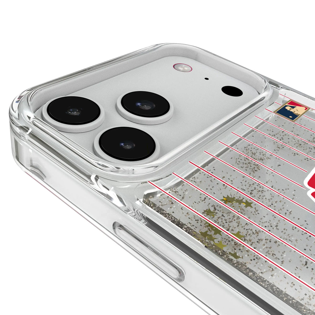 Boston Red Sox 1924-1960 - Cooperstown Collection Pinstripe Glitter Phone Case for Apple iPhone