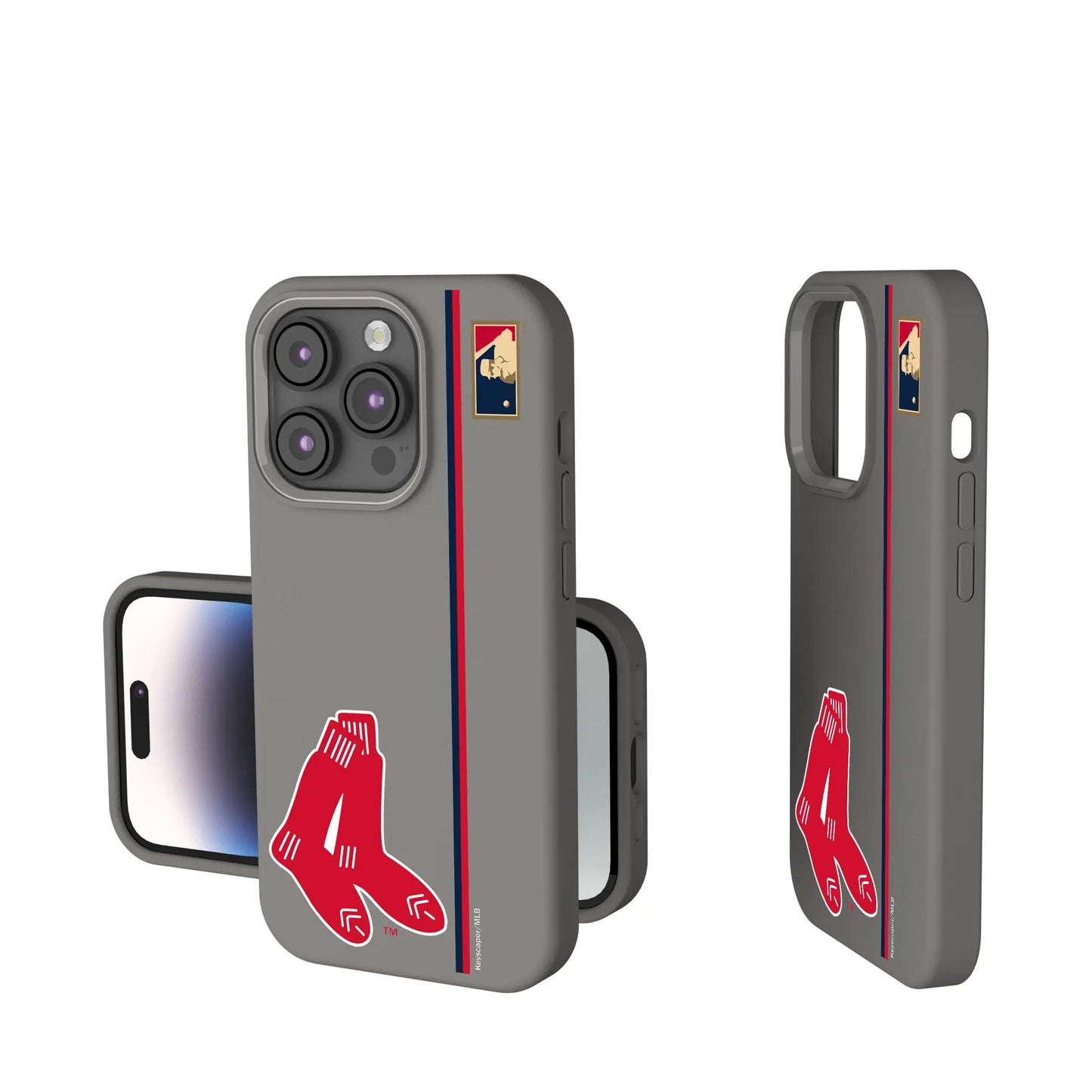 Boston Red Sox 1924-1960 - Cooperstown Collection Sidebar Soft Touch Phone Case for Apple iPhone