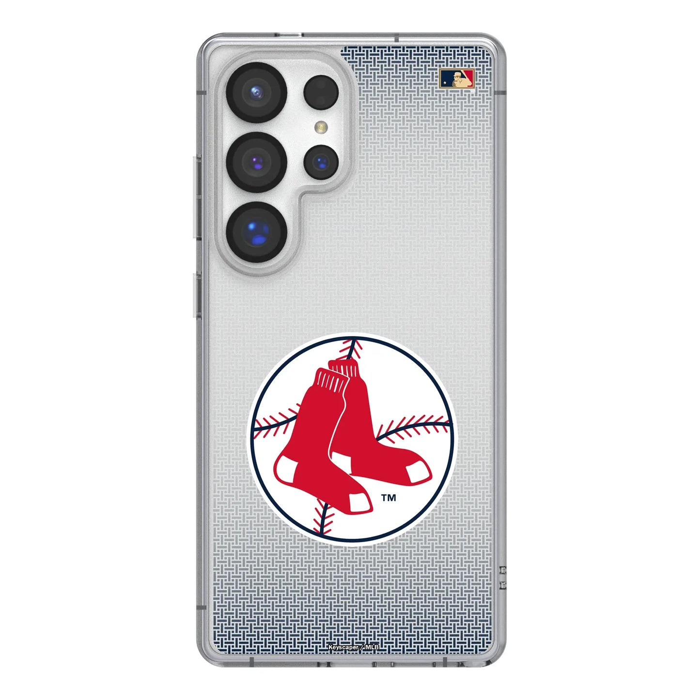 Boston Red Sox 1970-1975 - Cooperstown Collection Linen Clear Phone Case for Samsung Galaxy