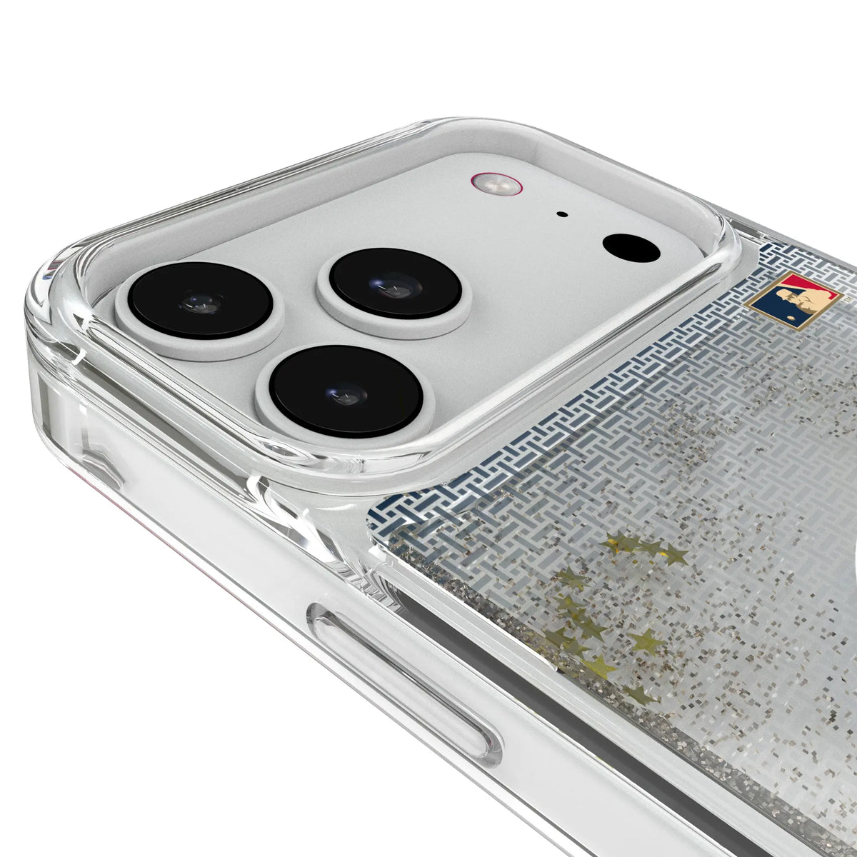 Boston Red Sox 1970-1975 - Cooperstown Collection Linen Glitter Phone Case for Apple iPhone