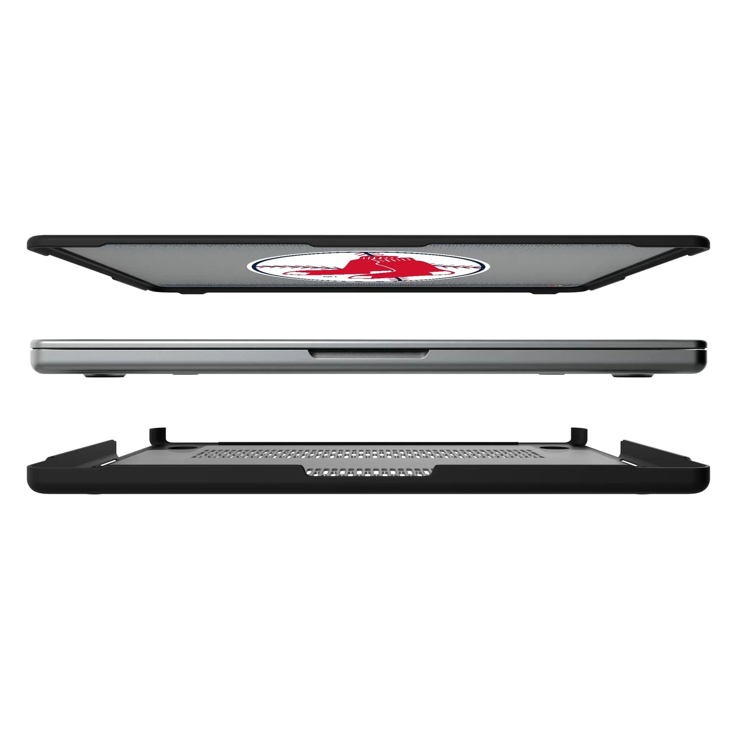 Boston Red Sox 1970-1975 - Cooperstown Collection Linen Laptop Case for Apple MacBook