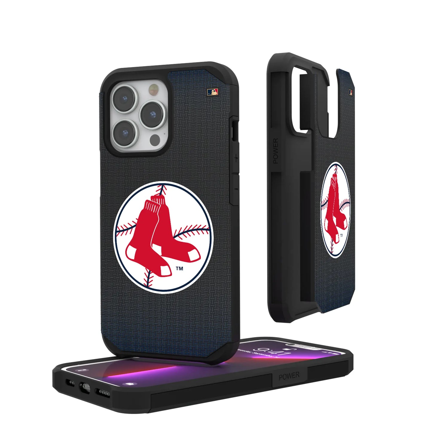 Boston Red Sox 1970-1975 - Cooperstown Collection Linen Rugged Phone Case for Apple iPhone