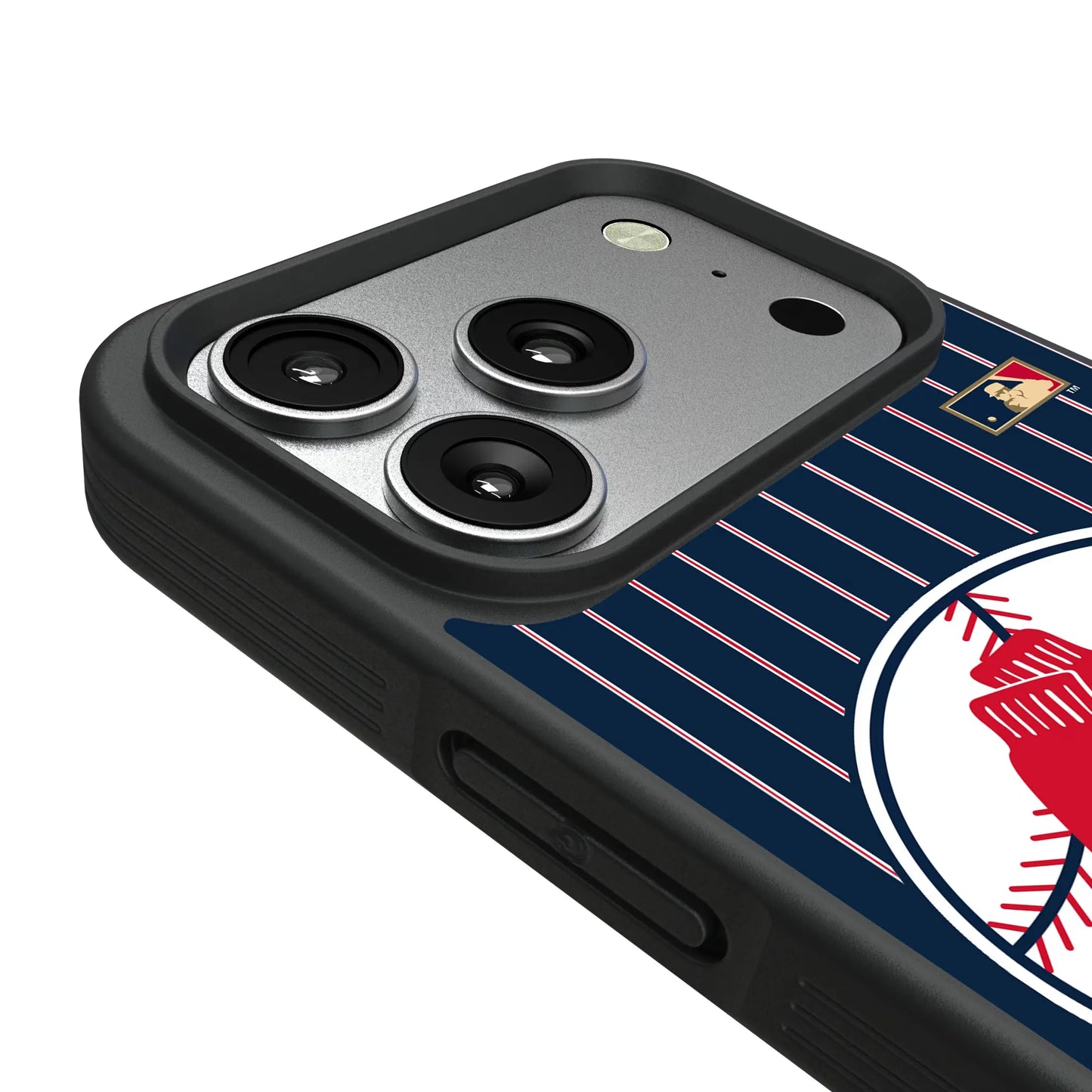 Boston Red Sox 1970-1975 - Cooperstown Collection Pinstripe Bump Phone Case for Apple iPhone