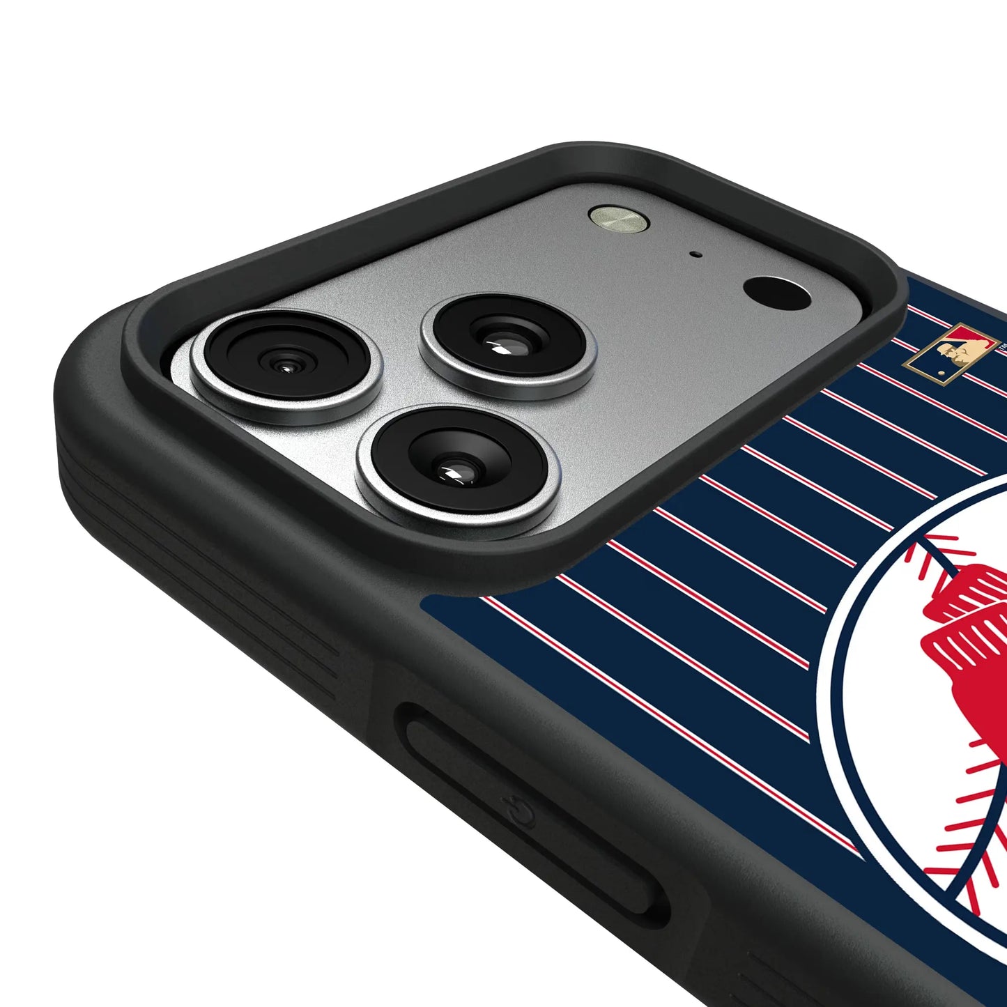 Boston Red Sox 1970-1975 - Cooperstown Collection Pinstripe Bump Phone Case for Apple iPhone