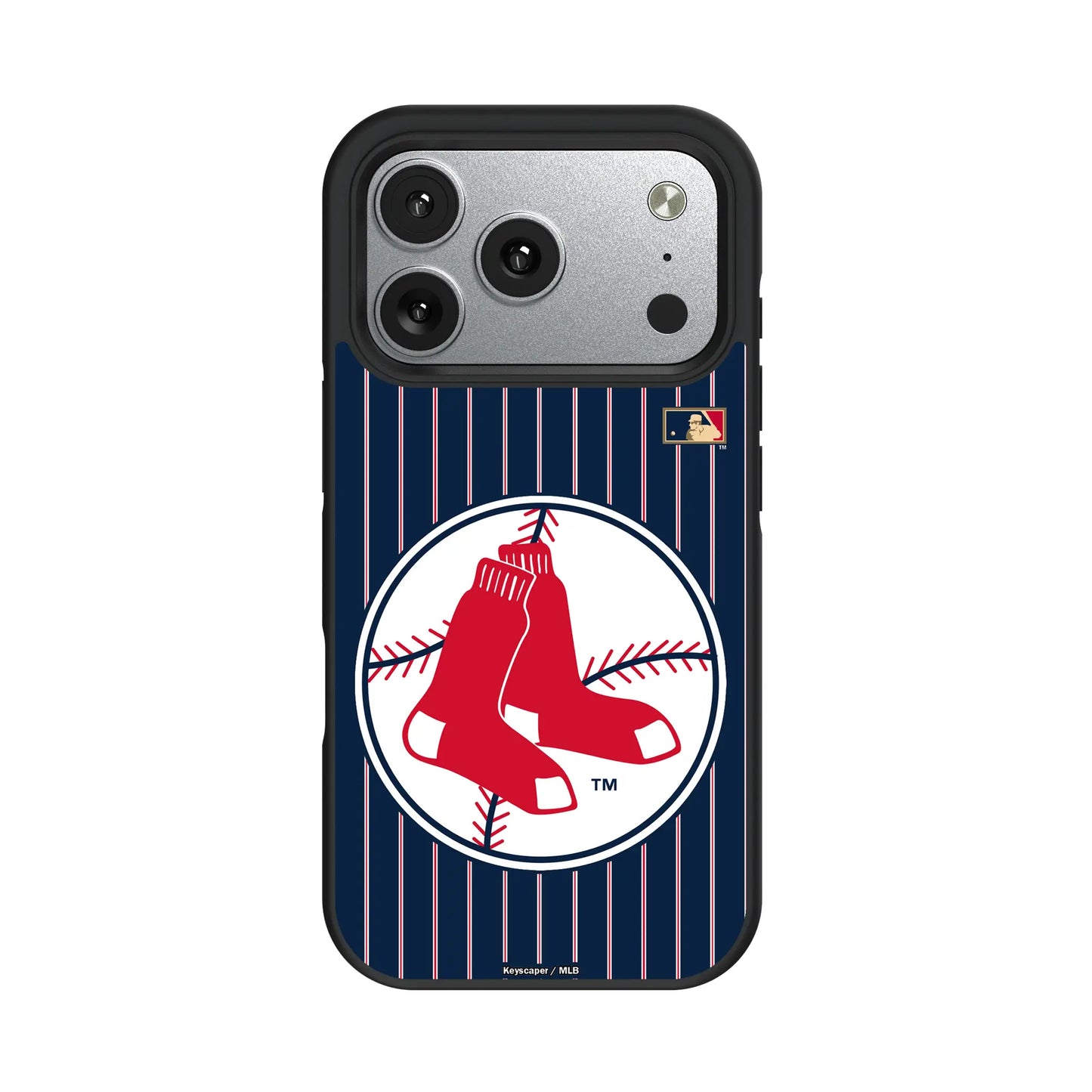 Boston Red Sox 1970-1975 - Cooperstown Collection Pinstripe Bump Phone Case for Apple iPhone