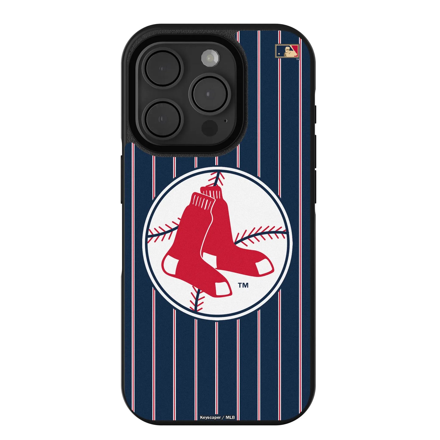 Boston Red Sox 1970-1975 - Cooperstown Collection Pinstripe Bump Phone Case for Apple iPhone