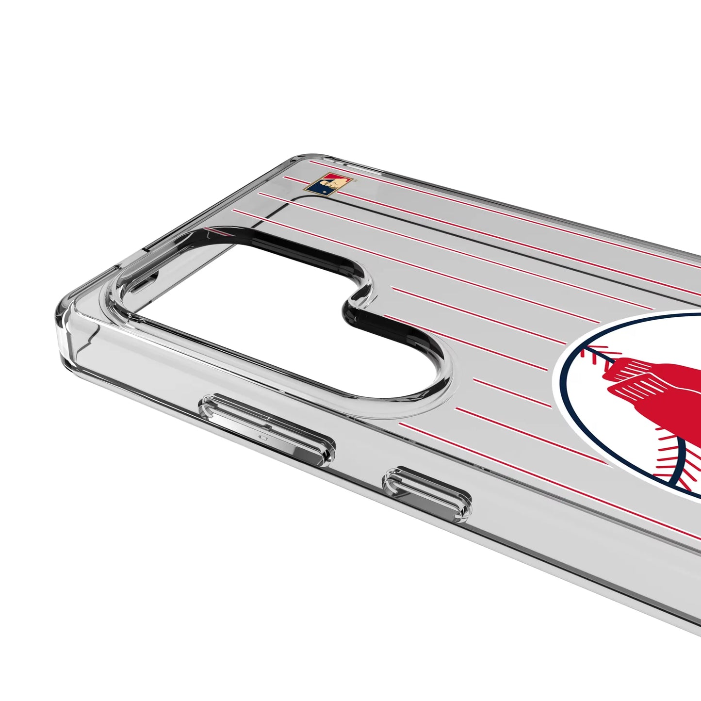Boston Red Sox 1970-1975 - Cooperstown Collection Pinstripe Clear Phone Case for Samsung Galaxy