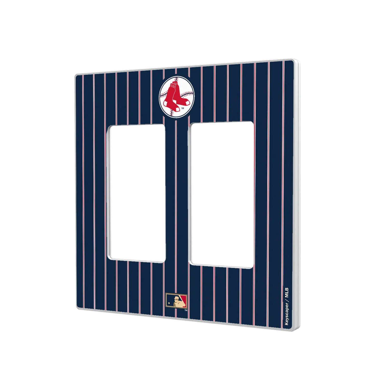 Boston Red Sox 1970-1975 - Cooperstown Collection Pinstripe Hidden-Screw Light Switch Plate