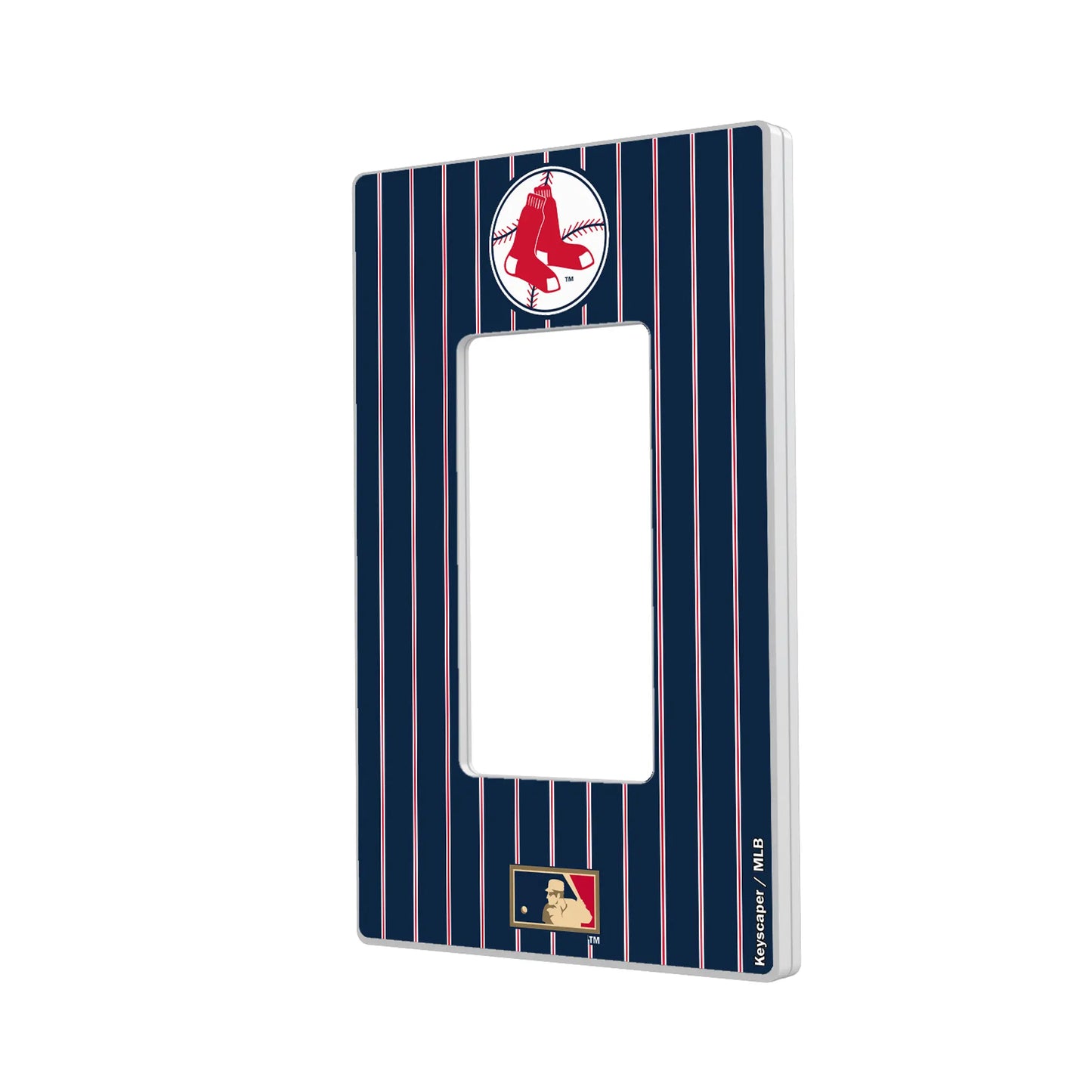 Boston Red Sox 1970-1975 - Cooperstown Collection Pinstripe Hidden-Screw Light Switch Plate