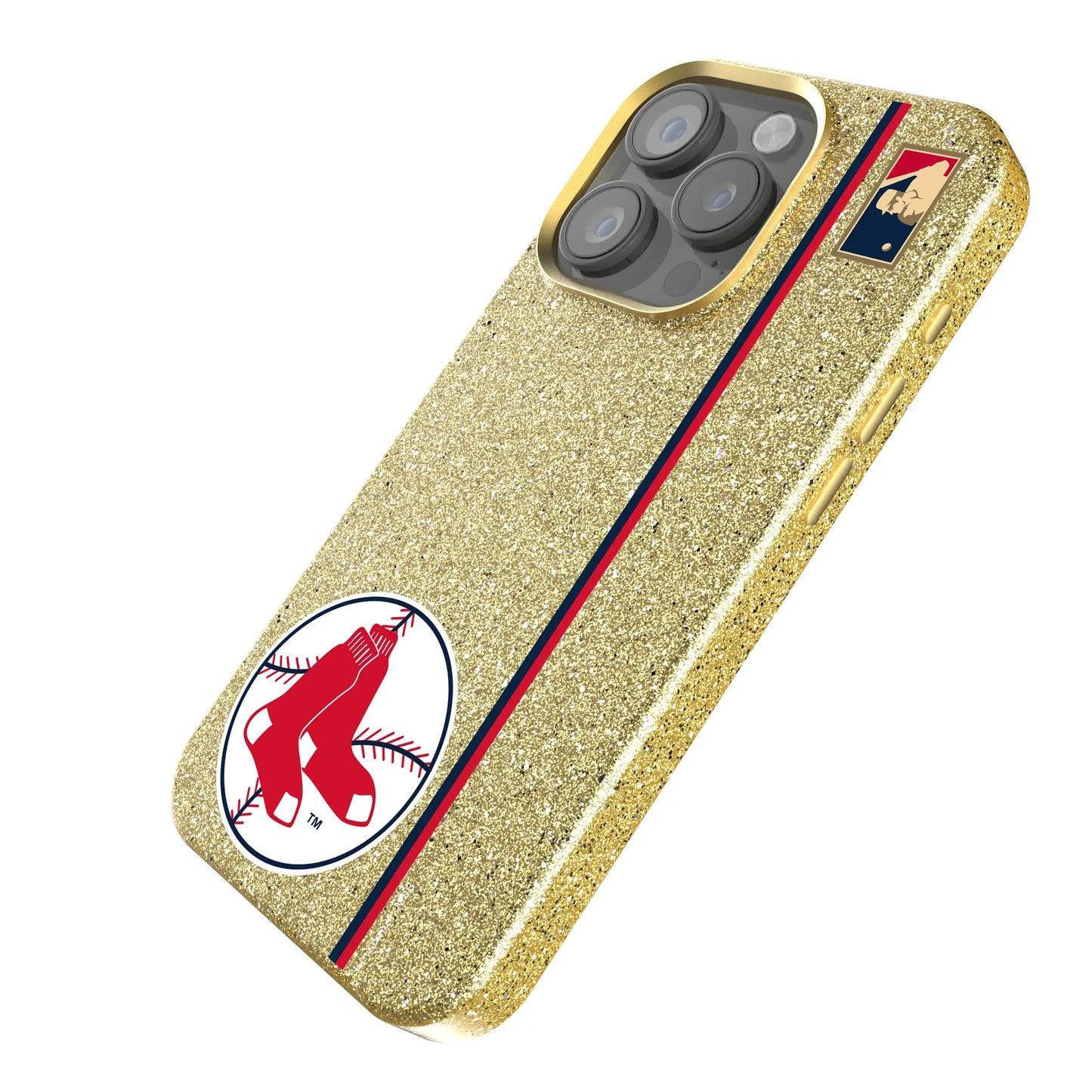 Boston Red Sox 1970-1975 - Cooperstown Collection Sidebar Bling Phone Case for Apple iPhone