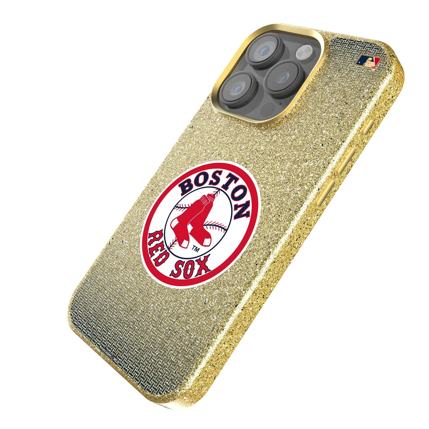 Boston Red Sox 1976-2008 - Cooperstown Collection Linen Bling Phone Case for Apple iPhone