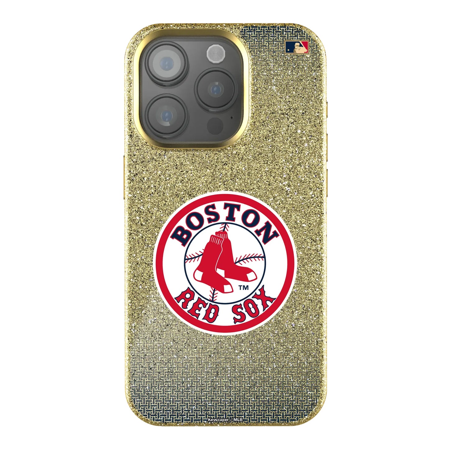 Boston Red Sox 1976-2008 - Cooperstown Collection Linen Bling Phone Case for Apple iPhone