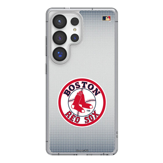 Boston Red Sox 1976-2008 - Cooperstown Collection Linen Clear Phone Case for Samsung Galaxy