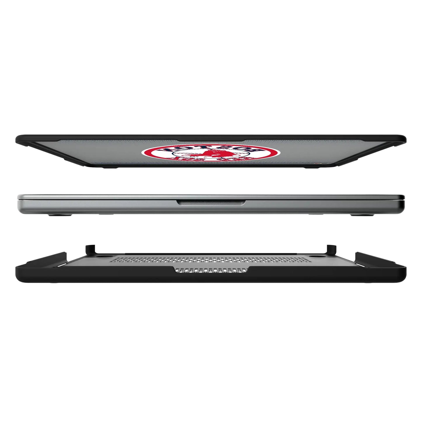 Boston Red Sox 1976-2008 - Cooperstown Collection Linen Laptop Case for Apple MacBook