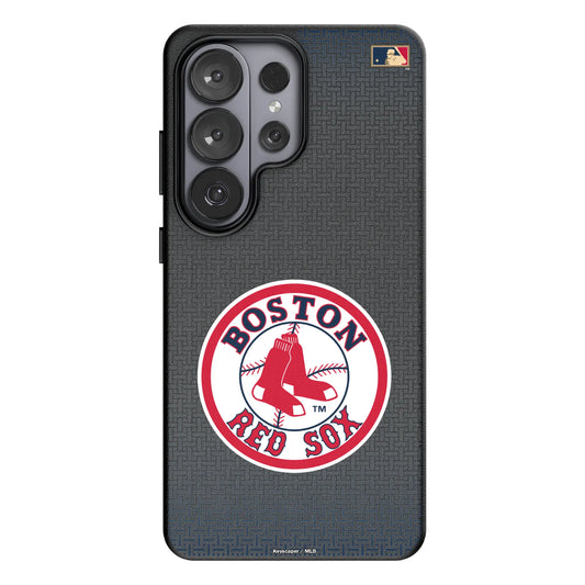 Boston Red Sox 1976-2008 - Cooperstown Collection Linen MagSafe Compatible Phone Case for Samsung Galaxy