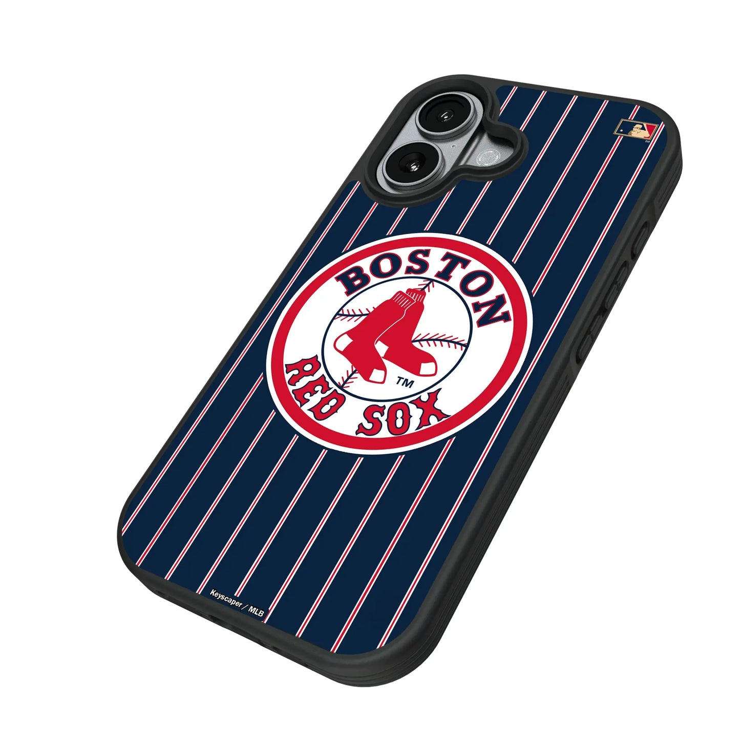 Boston Red Sox 1976-2008 - Cooperstown Collection Pinstripe Bump Phone Case for Apple iPhone