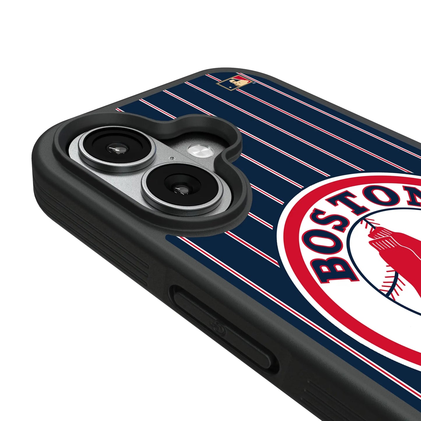 Boston Red Sox 1976-2008 - Cooperstown Collection Pinstripe Bump Phone Case for Apple iPhone