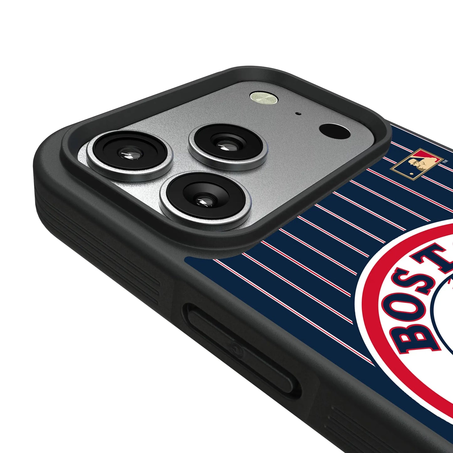 Boston Red Sox 1976-2008 - Cooperstown Collection Pinstripe Bump Phone Case for Apple iPhone
