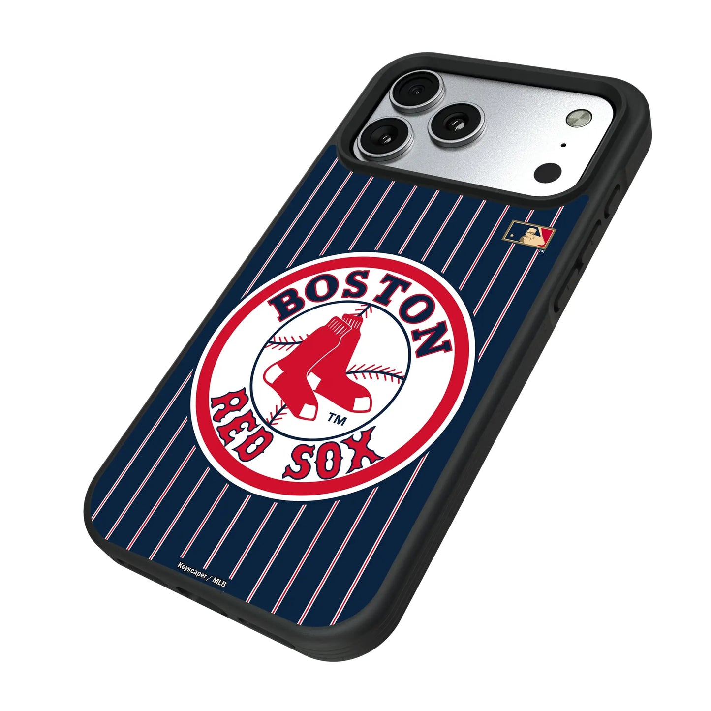 Boston Red Sox 1976-2008 - Cooperstown Collection Pinstripe Bump Phone Case for Apple iPhone