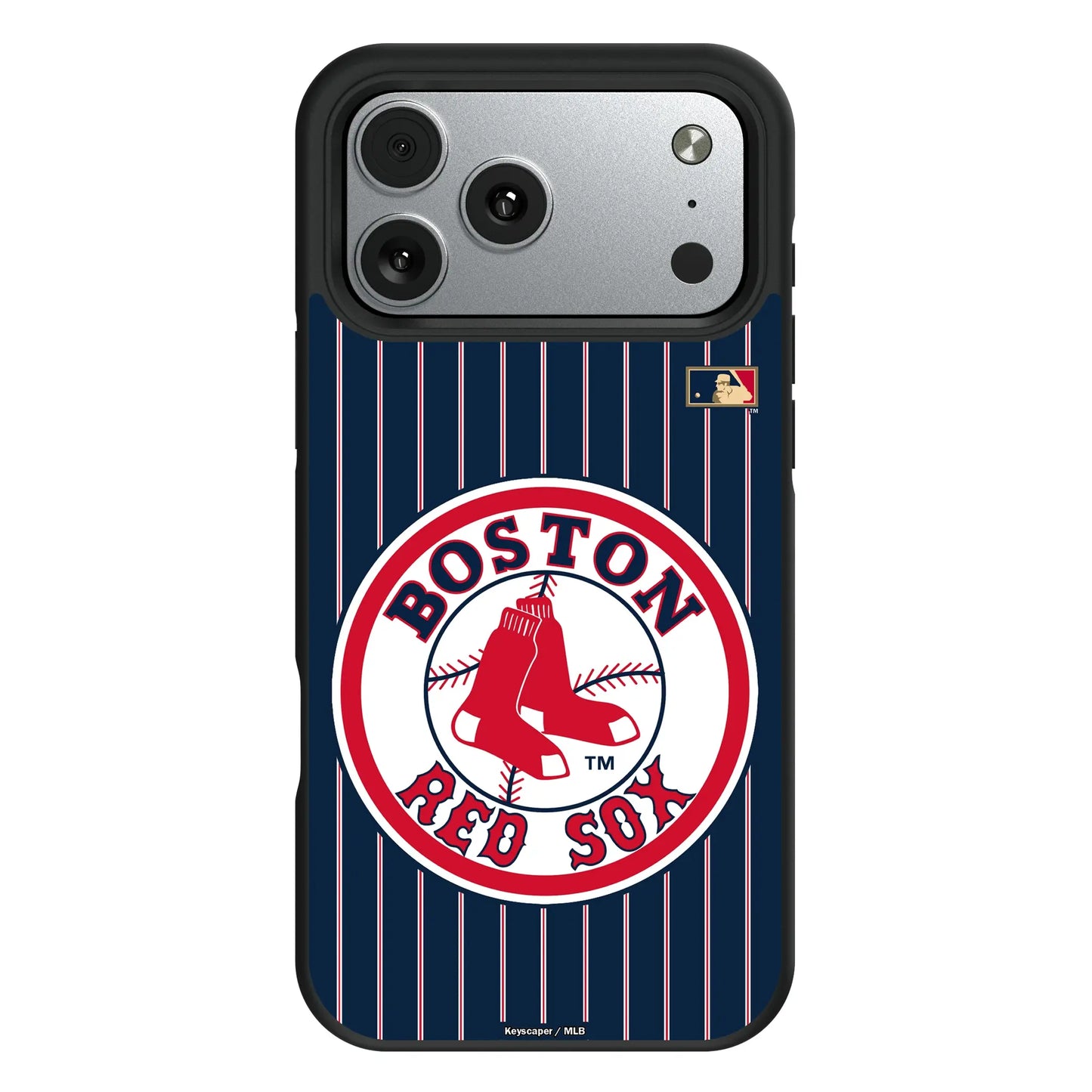 Boston Red Sox 1976-2008 - Cooperstown Collection Pinstripe Bump Phone Case for Apple iPhone