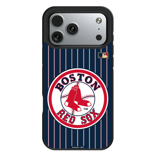 Boston Red Sox 1976-2008 - Cooperstown Collection Pinstripe Bump Phone Case for Apple iPhone