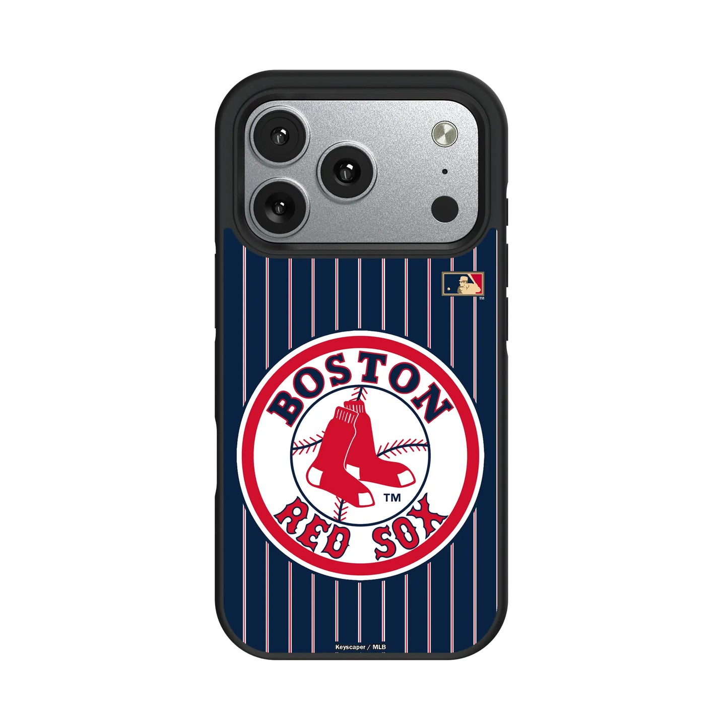 Boston Red Sox 1976-2008 - Cooperstown Collection Pinstripe Bump Phone Case for Apple iPhone