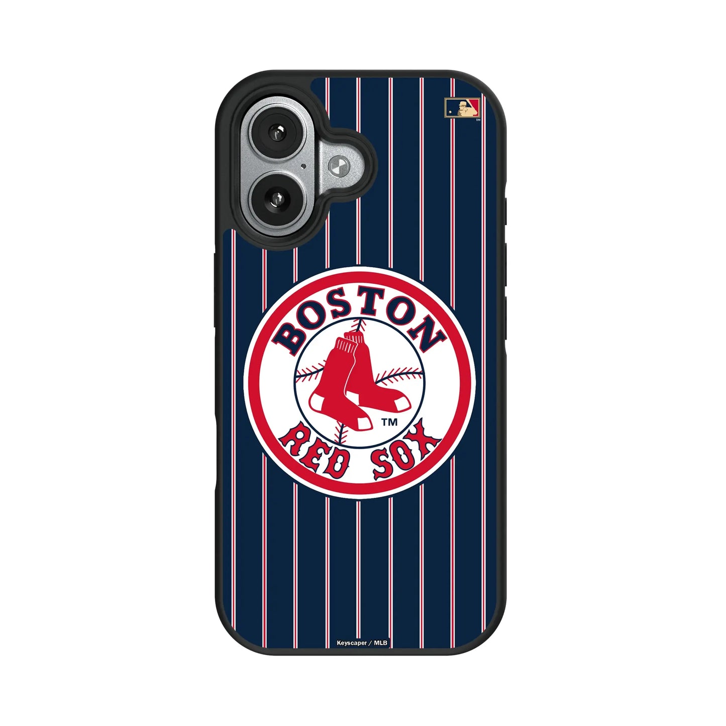 Boston Red Sox 1976-2008 - Cooperstown Collection Pinstripe Bump Phone Case for Apple iPhone