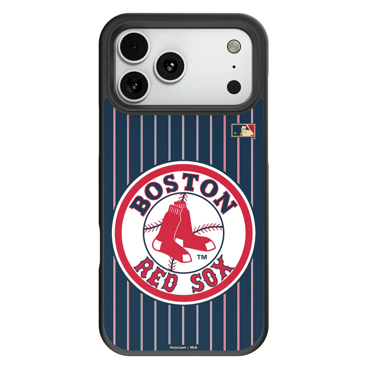 Boston Red Sox 1976-2008 - Cooperstown Collection Pinstripe Bump Phone Case for Apple iPhone