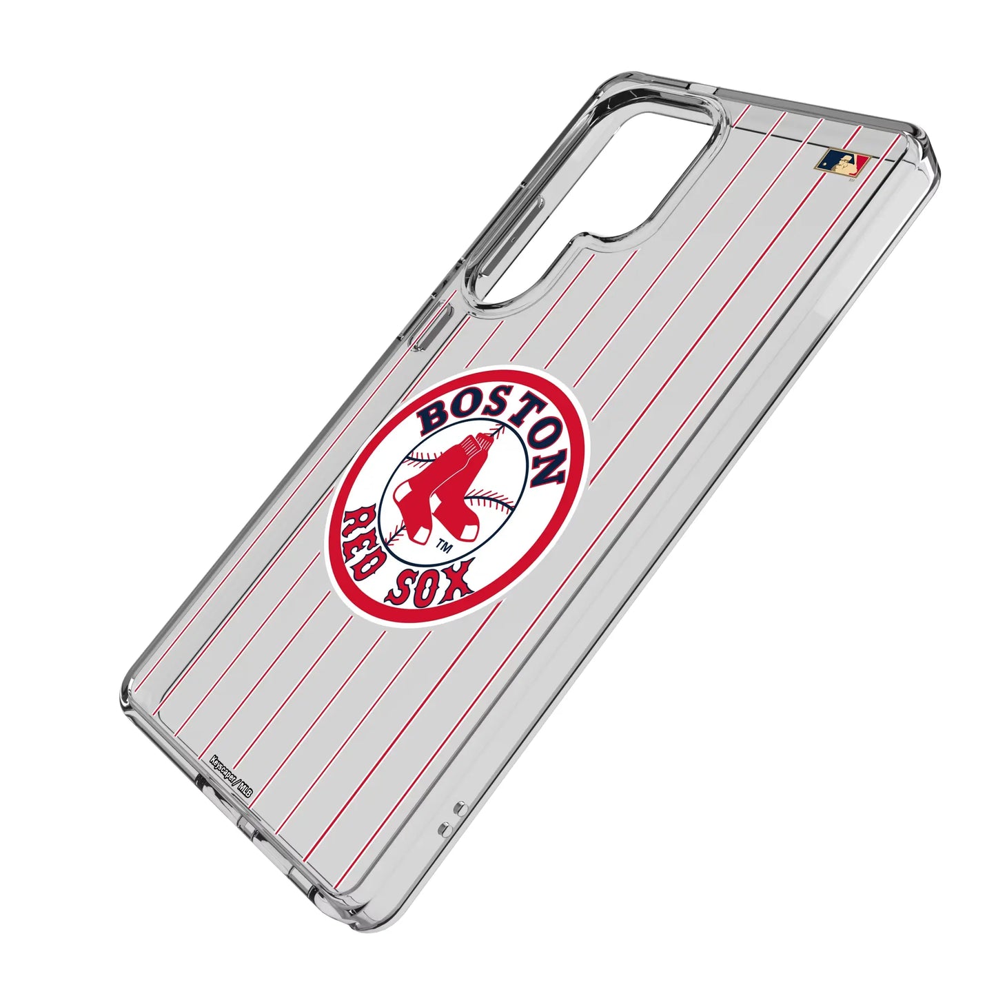 Boston Red Sox 1976-2008 - Cooperstown Collection Pinstripe Clear Phone Case for Samsung Galaxy