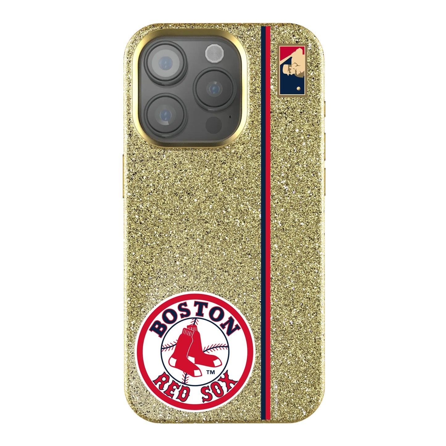 Boston Red Sox 1976-2008 - Cooperstown Collection Sidebar Bling Phone Case for Apple iPhone