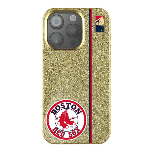 Boston Red Sox 1976-2008 - Cooperstown Collection Sidebar Bling Phone Case for Apple iPhone