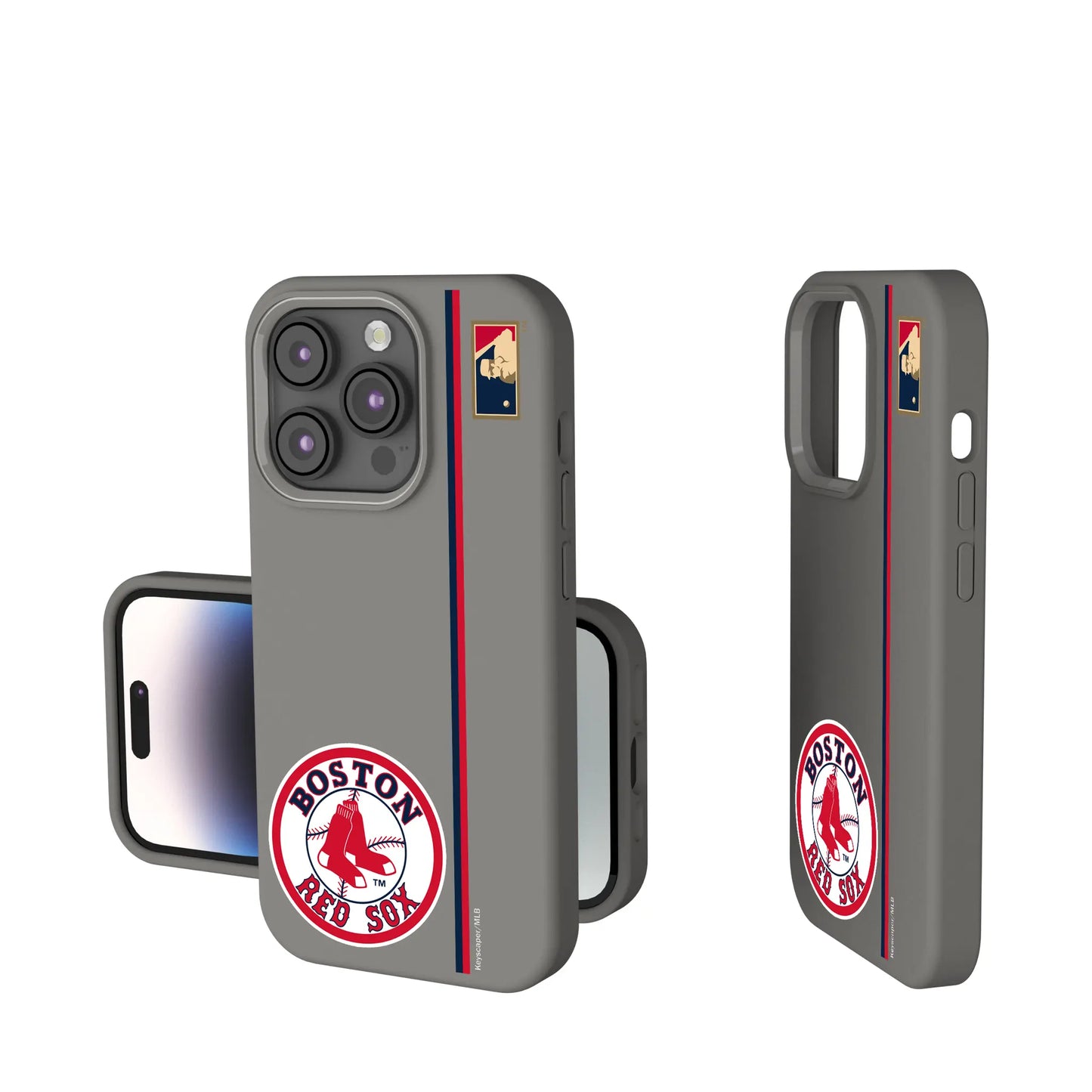 Boston Red Sox 1976-2008 - Cooperstown Collection Sidebar Soft Touch Phone Case for Apple iPhone