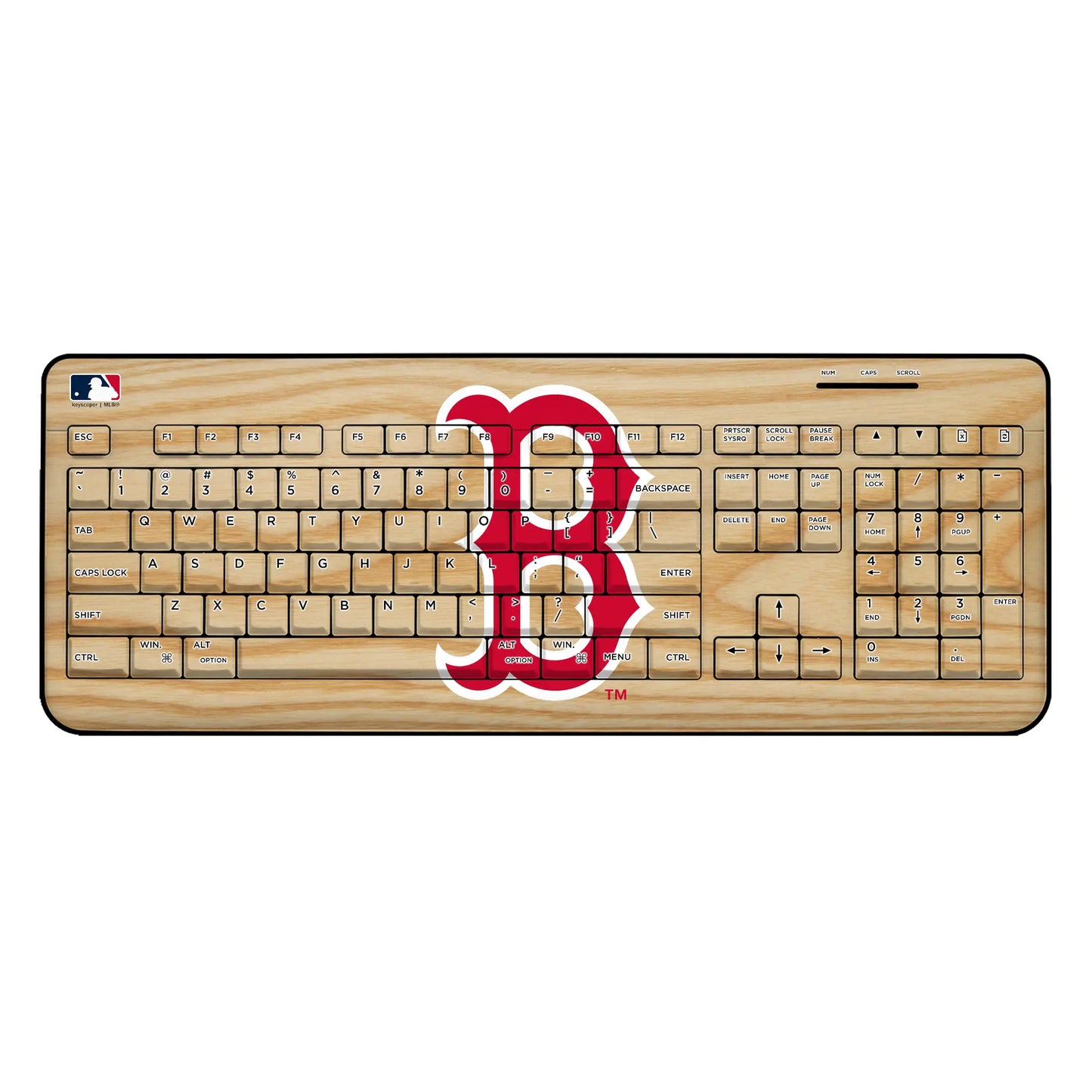 Boston Red Sox Baseball Bat Wireless USB Keyboard