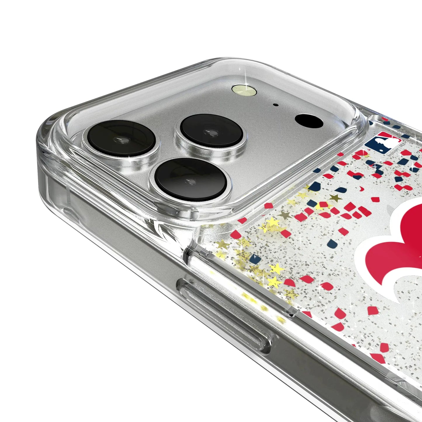 Boston Red Sox Confetti Glitter Phone Case for Apple iPhone