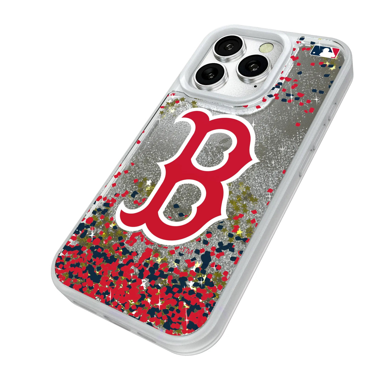 Boston Red Sox Confetti Glitter Phone Case for Apple iPhone