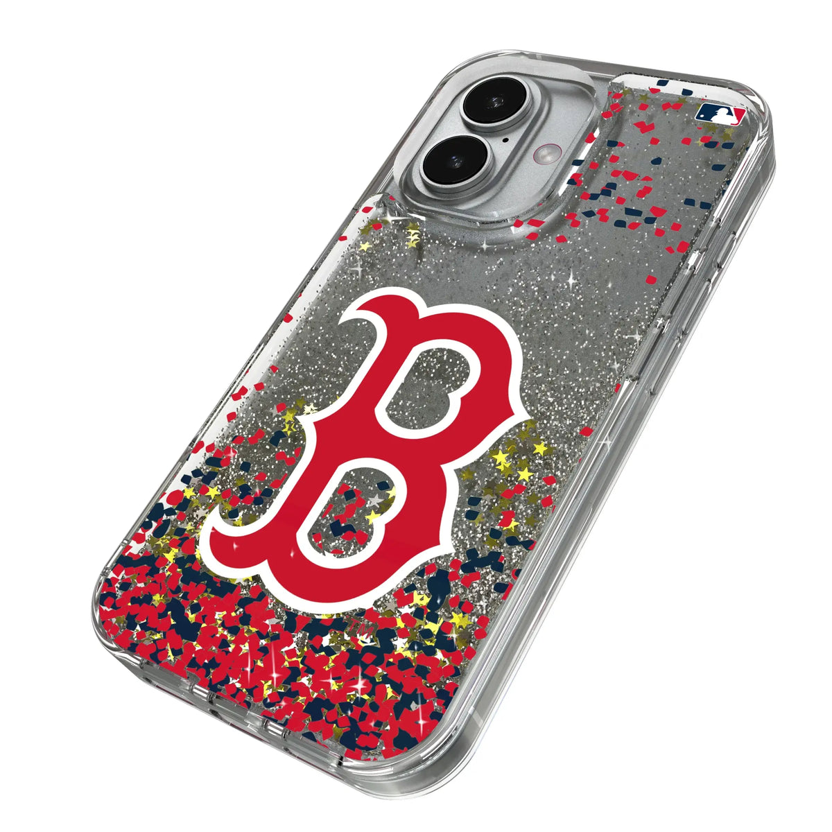 Boston Red Sox Confetti Glitter Phone Case for Apple iPhone