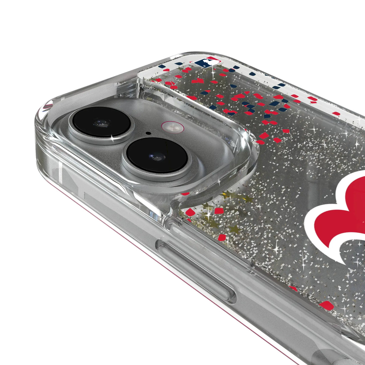 Boston Red Sox Confetti Glitter Phone Case for Apple iPhone