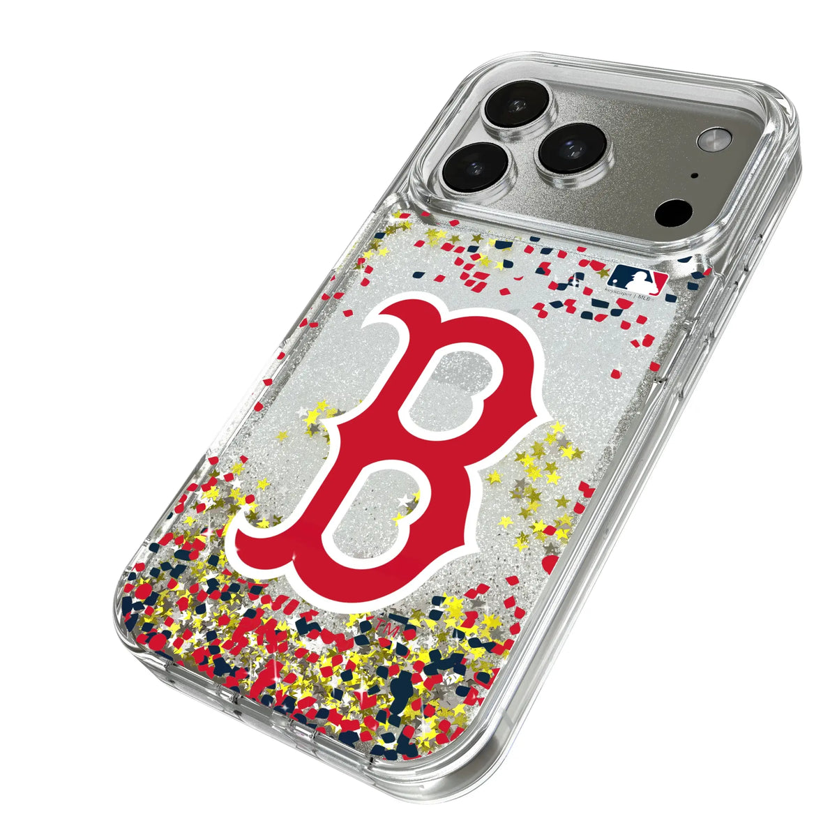 Boston Red Sox Confetti Glitter Phone Case for Apple iPhone