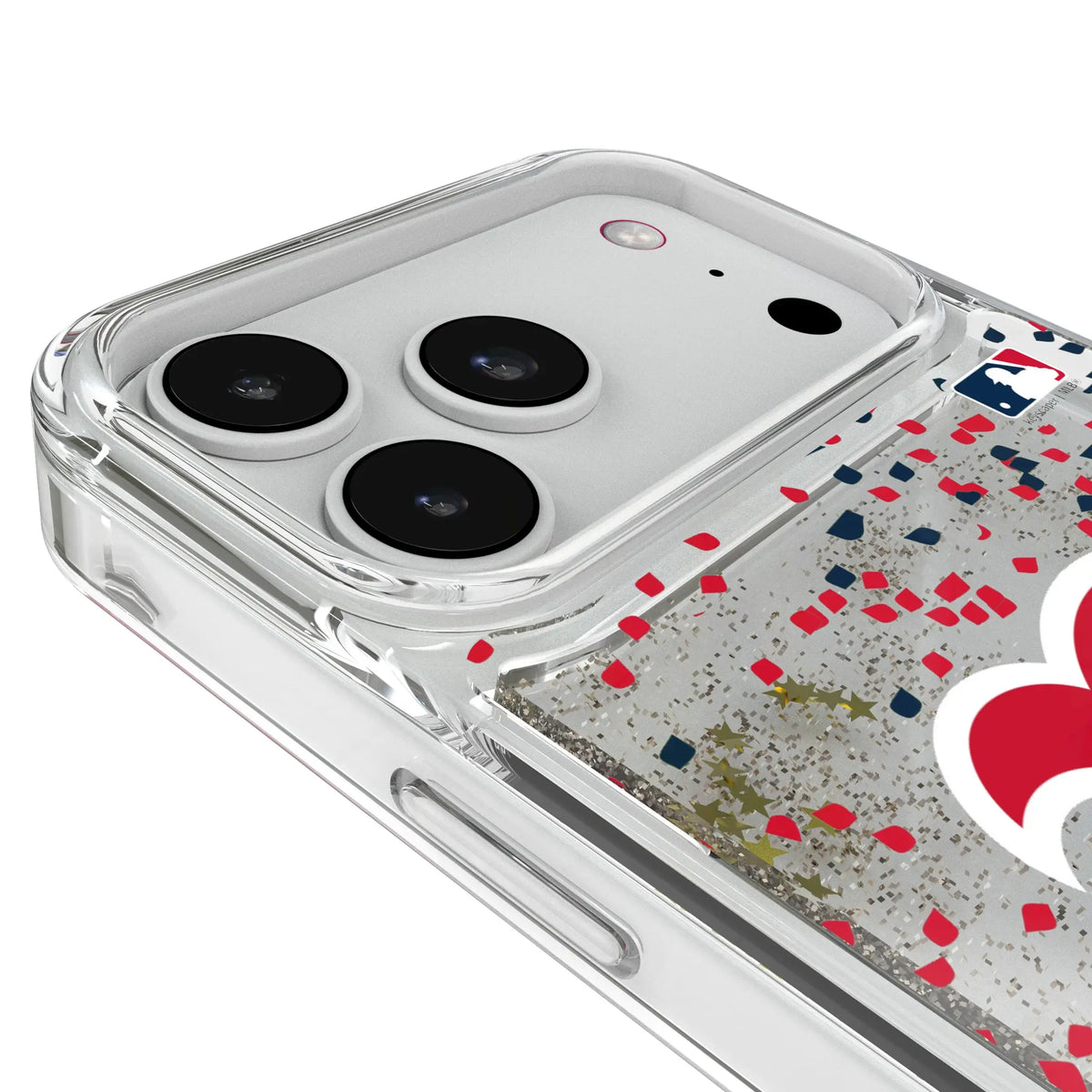 Boston Red Sox Confetti Glitter Phone Case for Apple iPhone