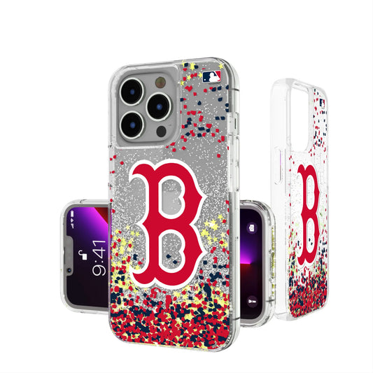 Boston Red Sox Confetti Glitter Phone Case for Apple iPhone