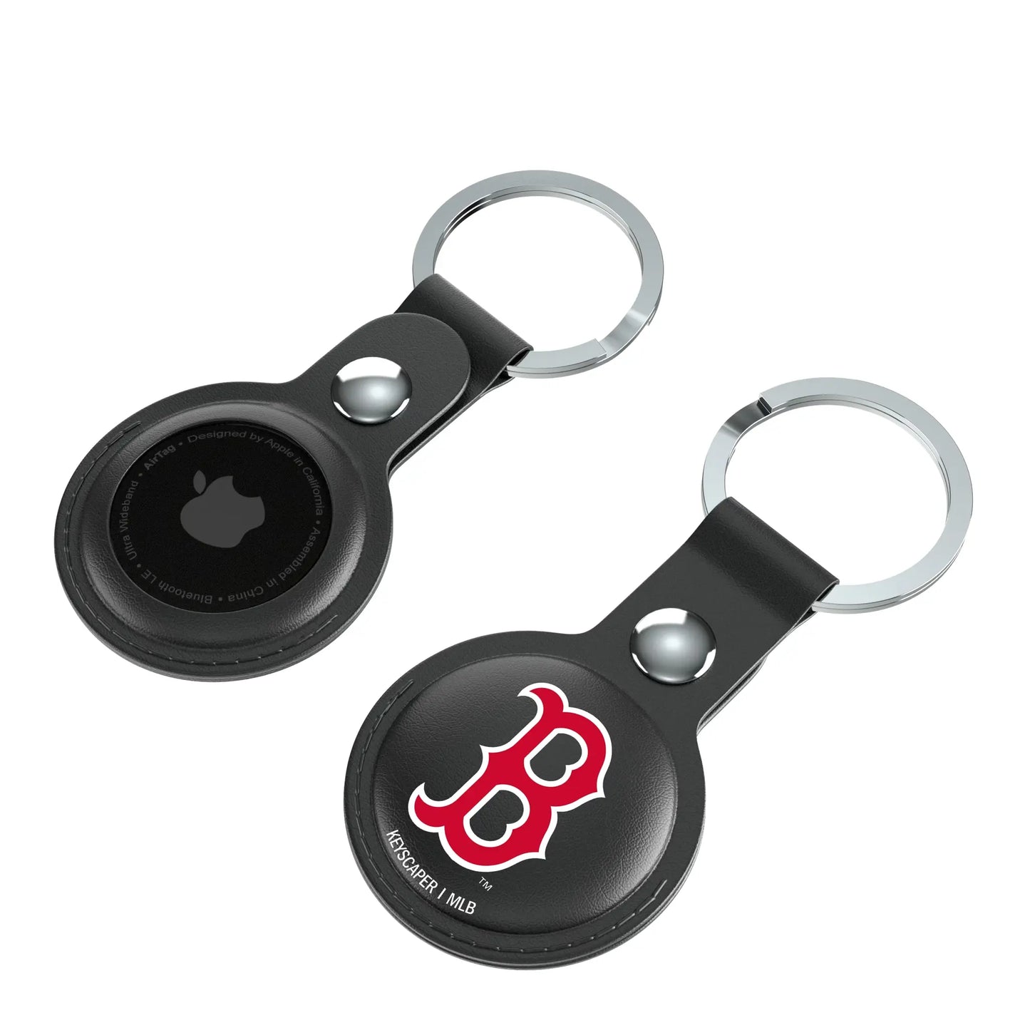 Boston Red Sox Insignia Black Airtag Holder 2-Pack