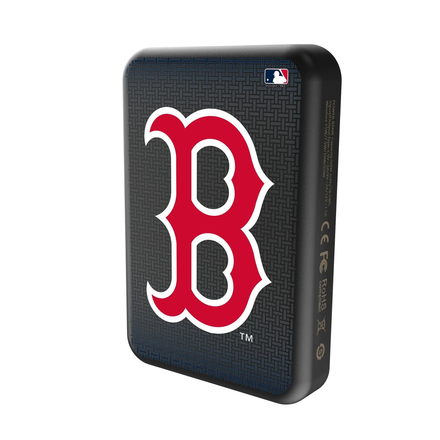Boston Red Sox Linen Wireless Mag Power Bank