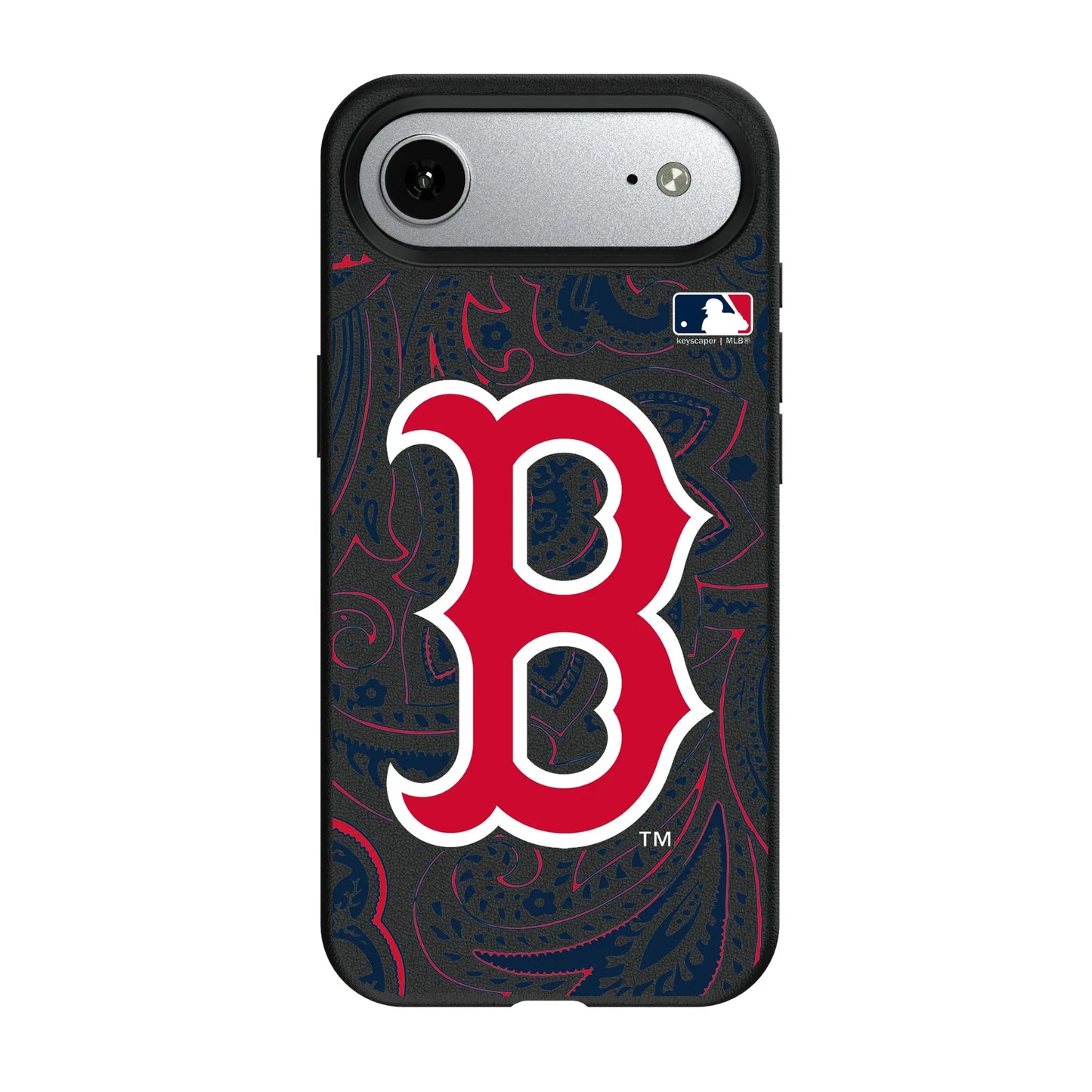 Boston Red Sox Paisley MagSafe Compatible Phone Case for Apple iPhone