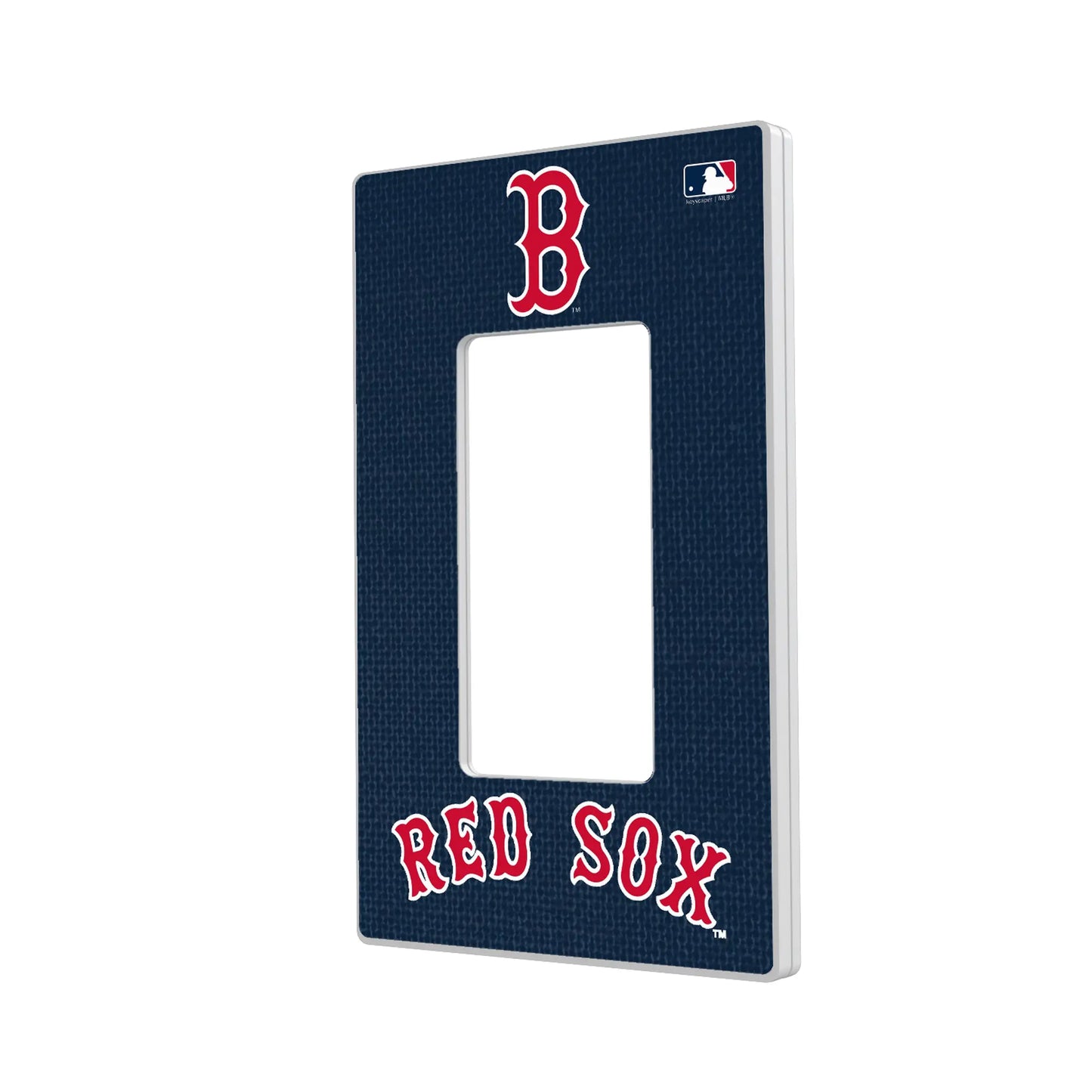 Boston Red Sox Solid Hidden-Screw Light Switch Plate