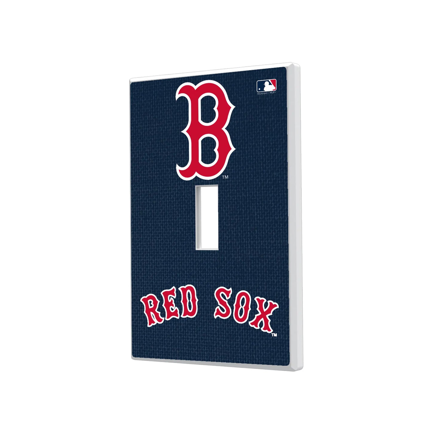 Boston Red Sox Solid Hidden-Screw Light Switch Plate