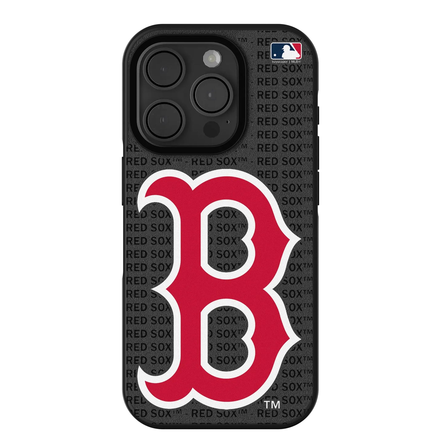 Boston Red Sox Text Backdrop Bump Phone Case for Apple iPhone