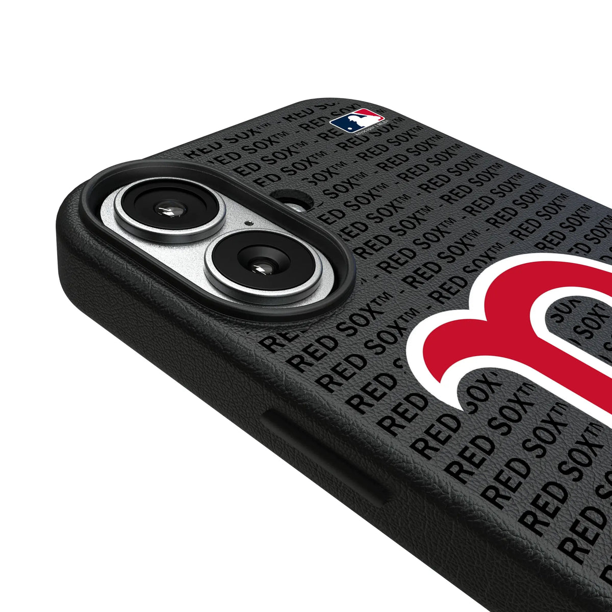 Boston Red Sox Text Backdrop MagSafe Compatible Phone Case for Apple iPhone