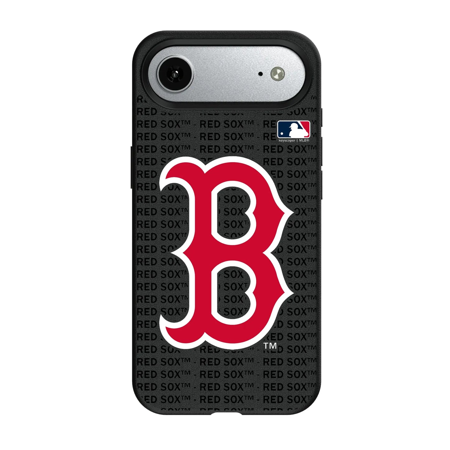 Boston Red Sox Text Backdrop MagSafe Compatible Phone Case for Apple iPhone